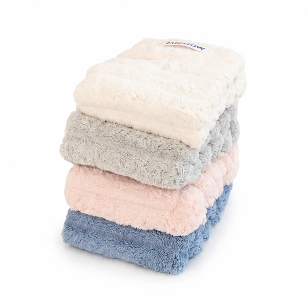Ribbed Washcloths (4-Pack)