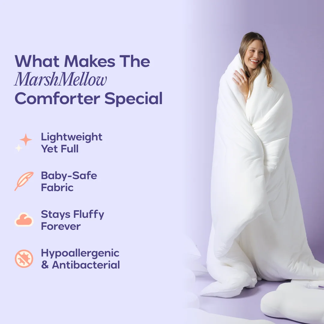 MarshCloud Comforter + 2 CloudAlign Pillows