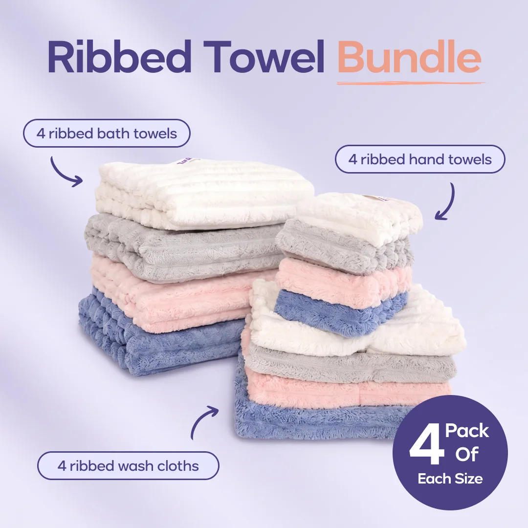 Ribbed Towels Complete Set
